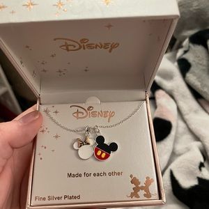 Women’s Disney Mickey and Minnie necklace- brand new in box